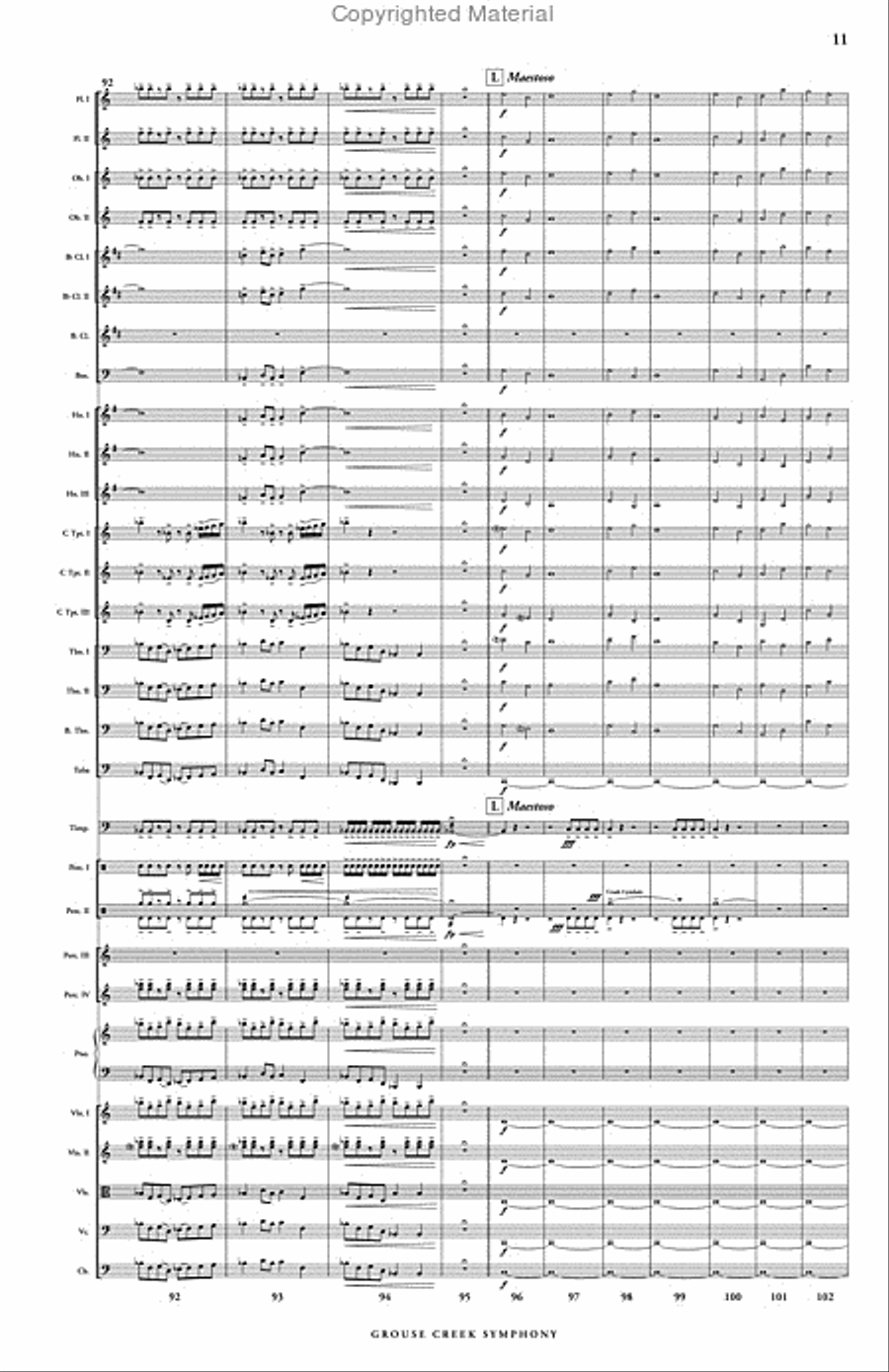 Grouse Creek Symphony Full Orchestra scores gallery preview page 12