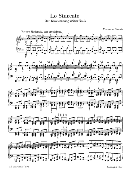 Piano Exercise in Five Parts