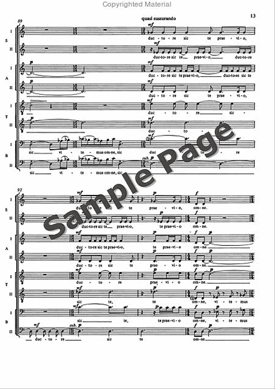 Veni Creator Mixed Choir scores gallery preview page 14
