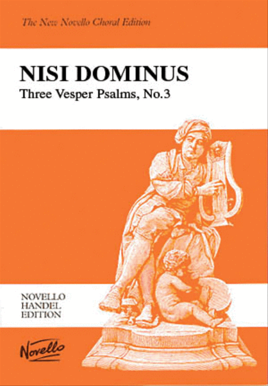 G.F. Handel: Nisi Dominus (Three Vesper Psalms No.3) 4-Part scores gallery preview page 1