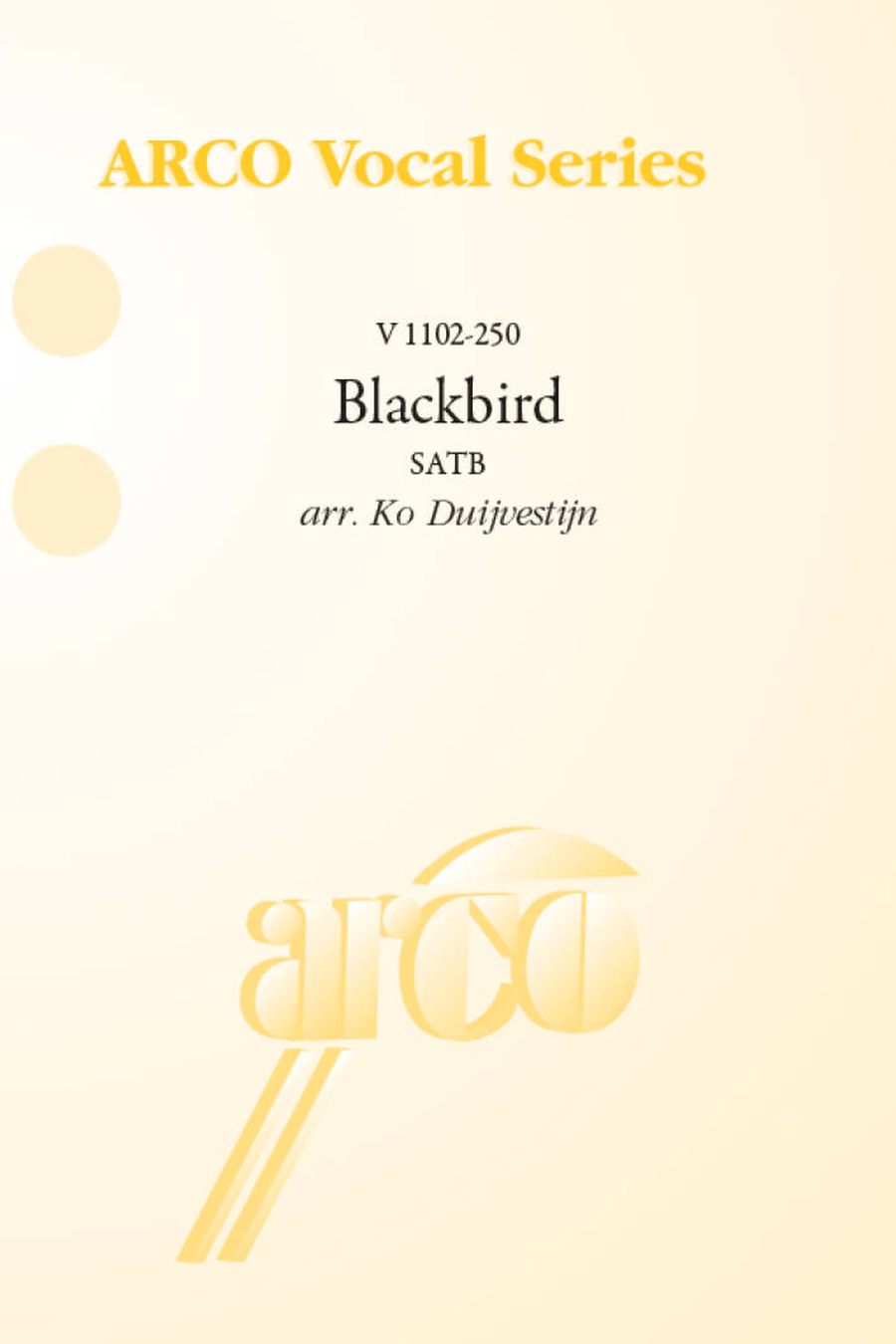 Blackbird 4-Part scores gallery preview page 1