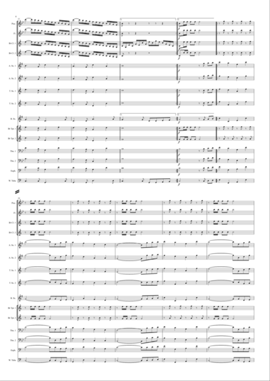 Clave de Fé Concert Band scores gallery preview page 5