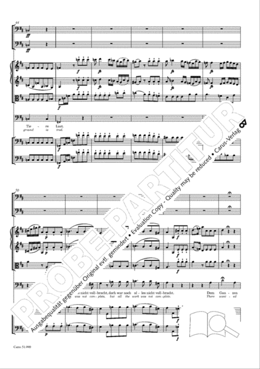 The Creation (Die Schopfung) 4-Part scores gallery preview page 199