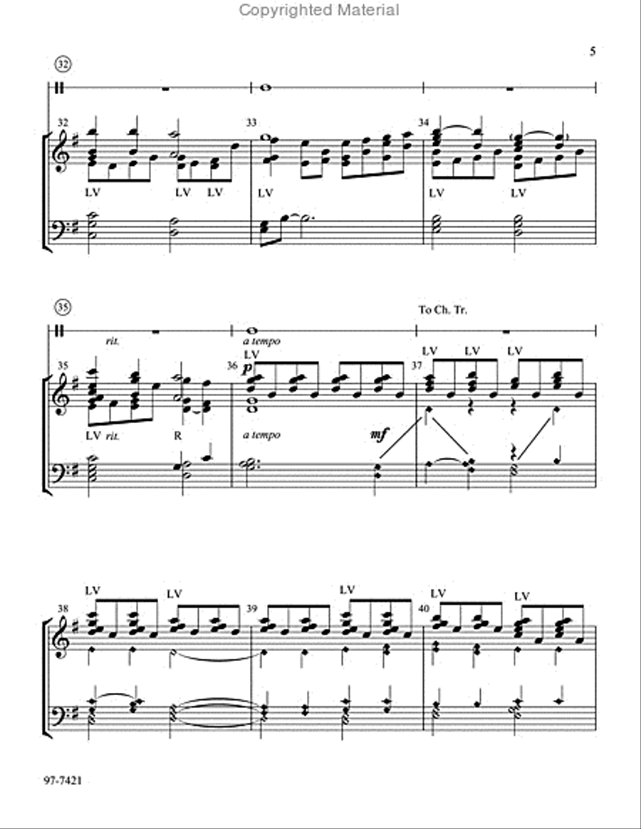 O Morning Star, How Fair and Bright Handbell Choir scores gallery preview page 5