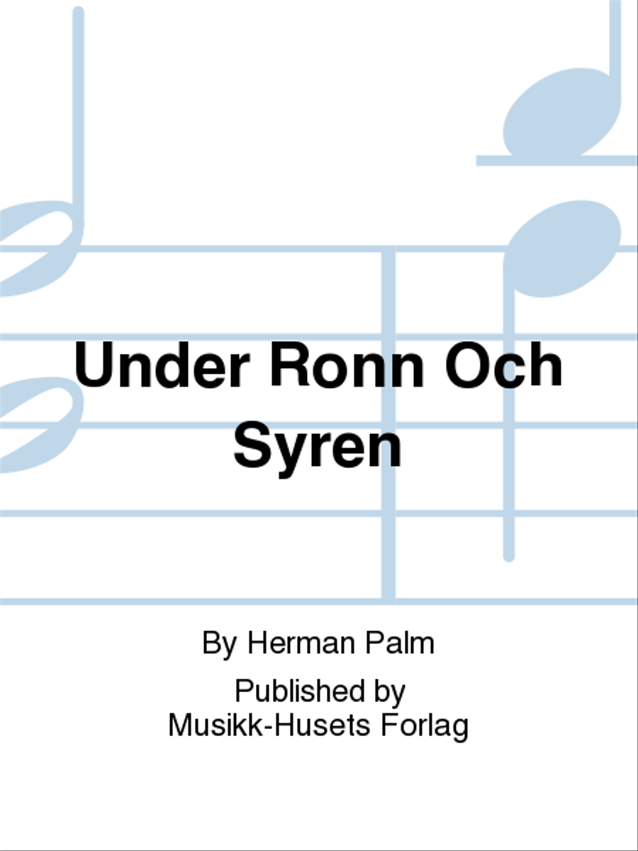 Under Ronn Och Syren Men's Choir scores gallery preview page 1