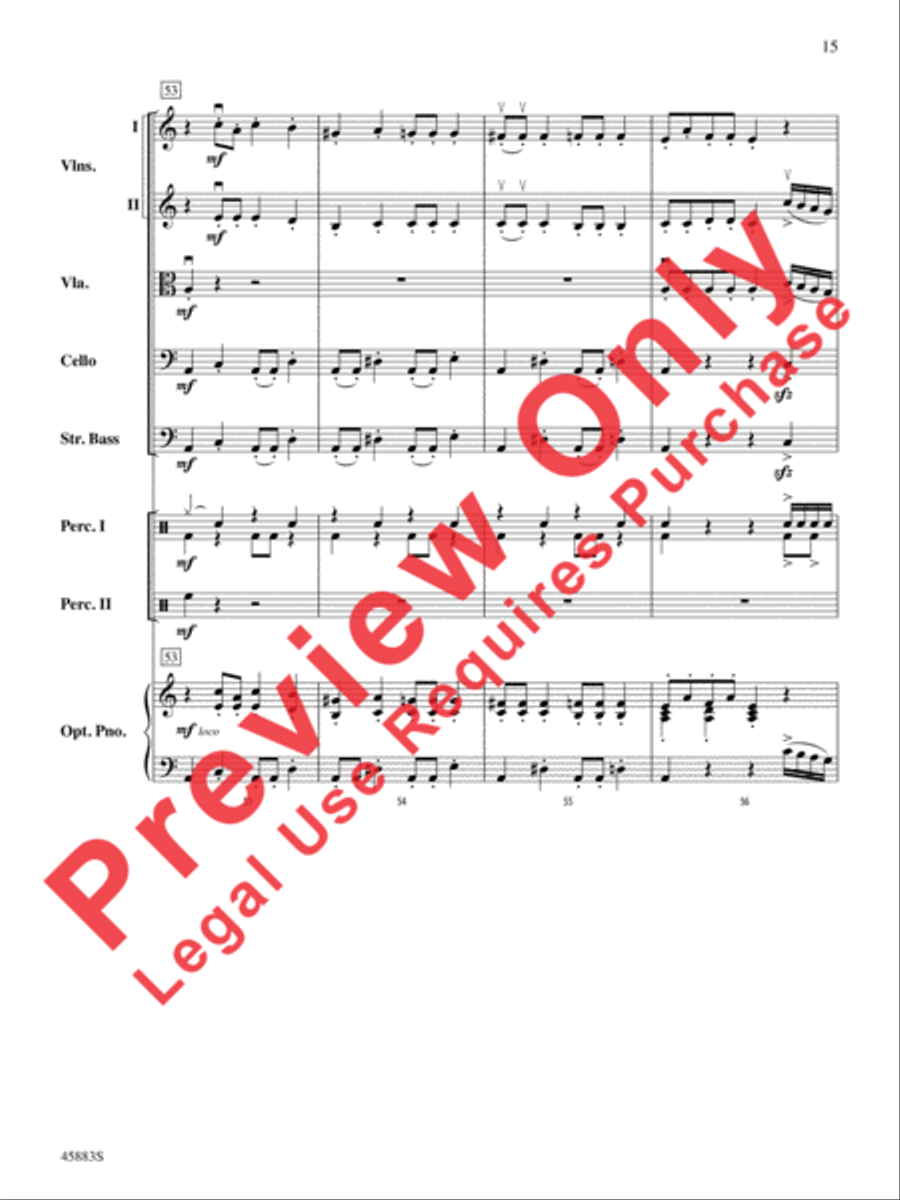 Secret Agent Sugar Plum Secret Agent Sugar Plum String Orchestra scores gallery preview page 15
