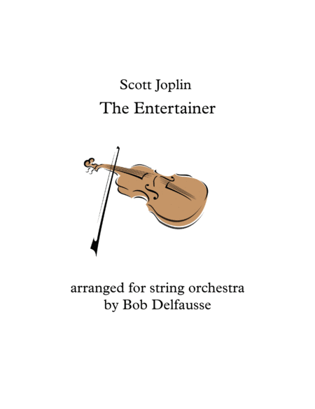 Scott Joplin's The Entertainer, for string orchestra image number null