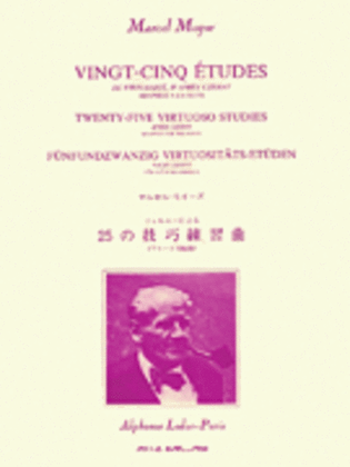 Book cover for 25 Etudes de Virtuosite D'apres Czerny