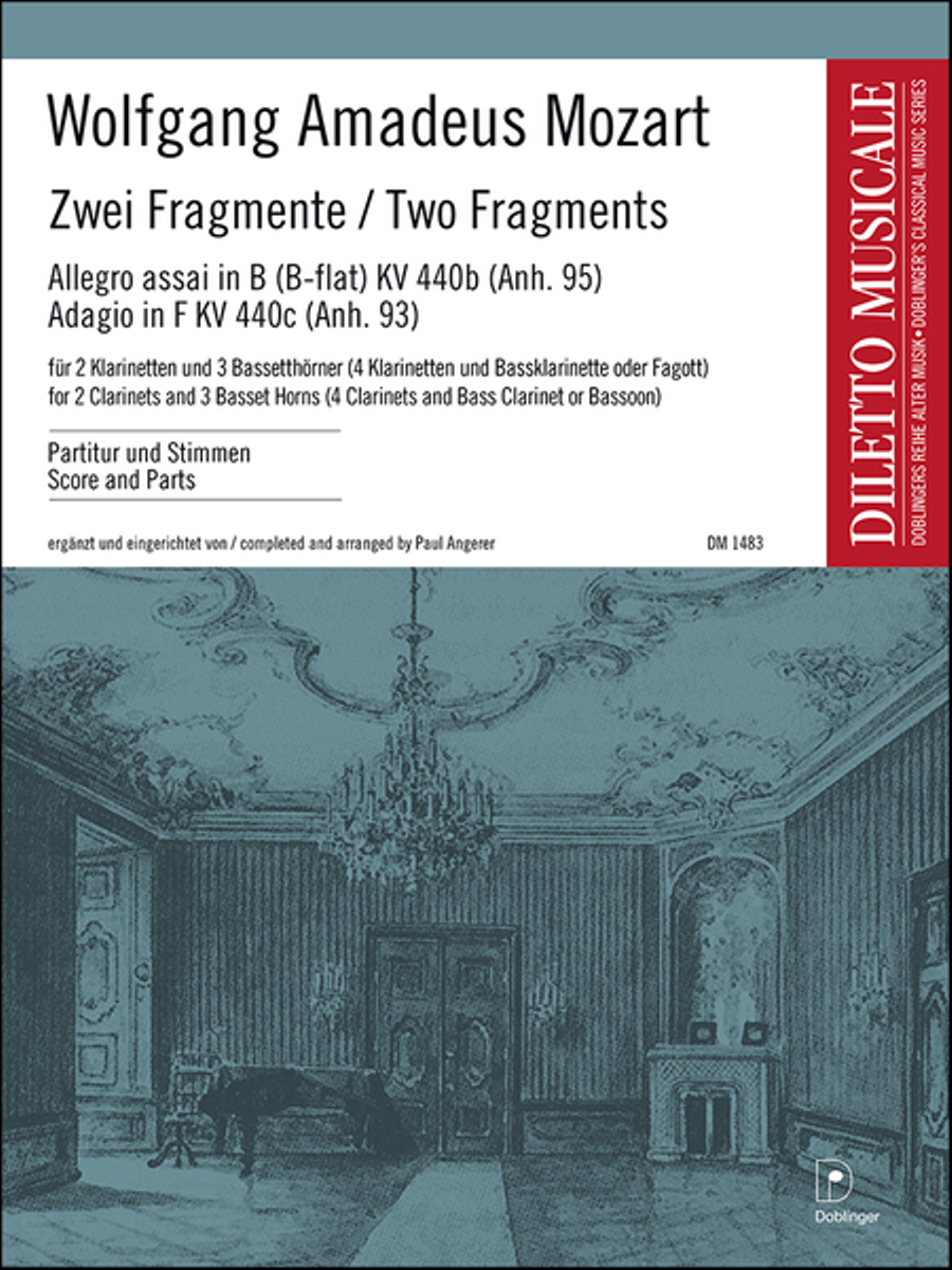 Zwei Fragmente Bassoon scores gallery preview page 1