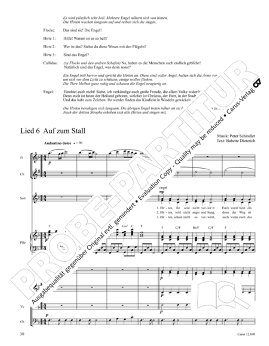Ochs und Esel wissen mehr Orchestra scores gallery preview page 30