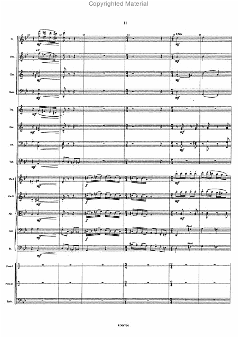 Ouverture sur des thèmes bosniaques Orchestra scores gallery preview page 12