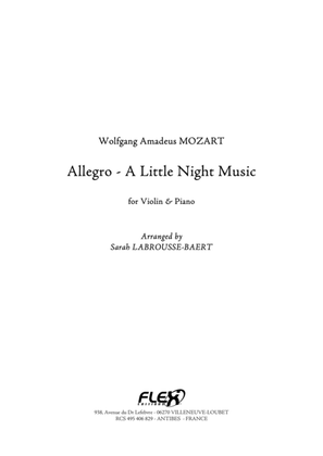 Book cover for Allegro - Little Night Music