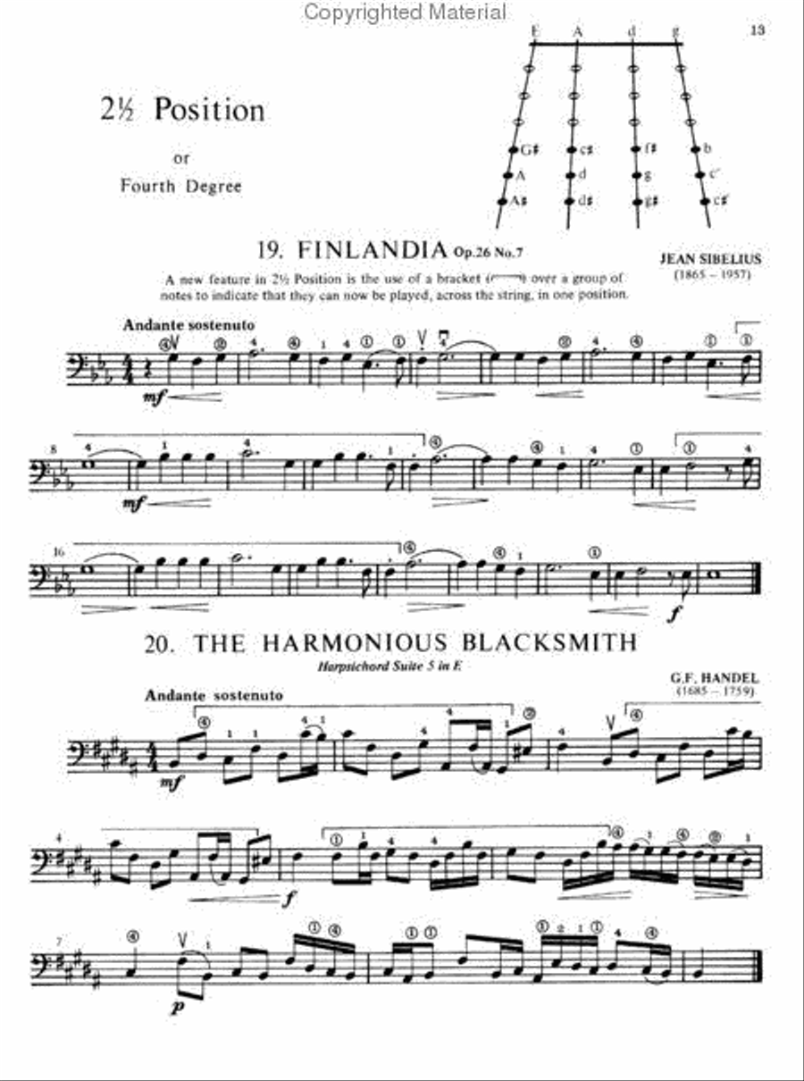 Double Bass Solo 1 Double Bass scores gallery preview page 2