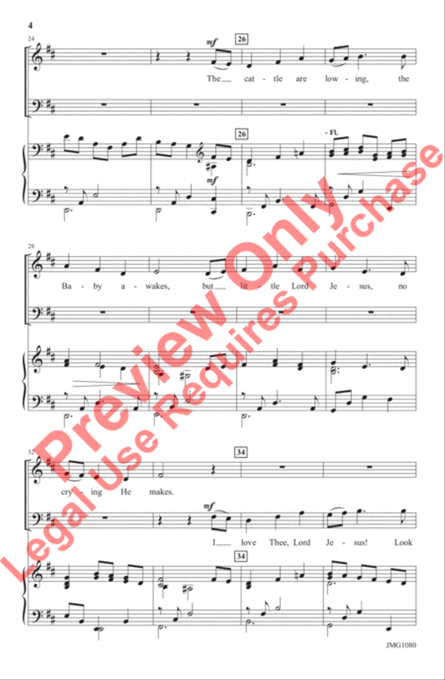 Nativity Noel 3-Part scores gallery preview page 4