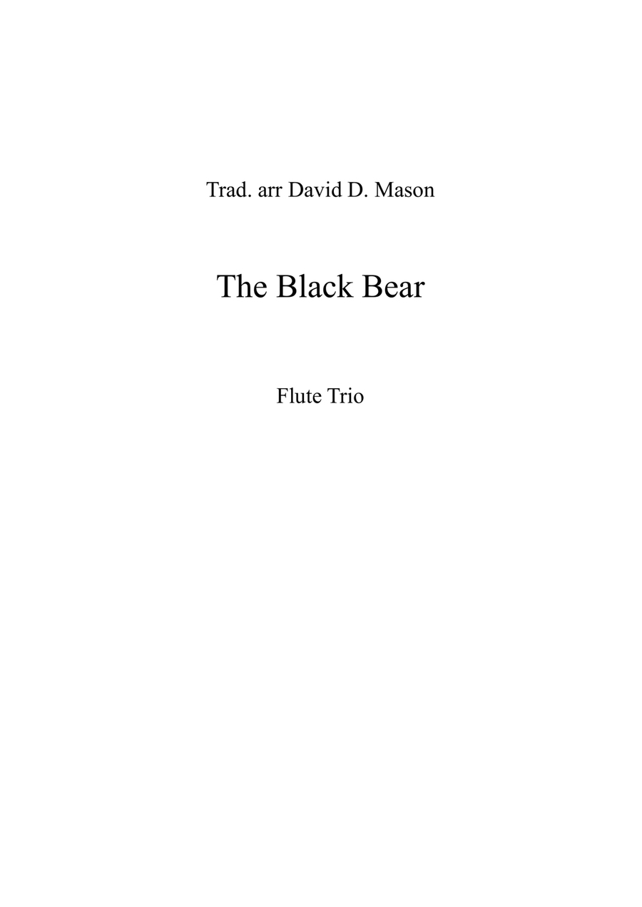 The Black Bear Small Ensemble scores gallery preview page 1