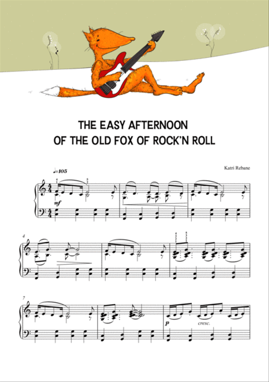 Piano Creatures. The Easy Afternoon of the Old Fox of Rock'n Roll Piano Solo scores gallery preview page 2