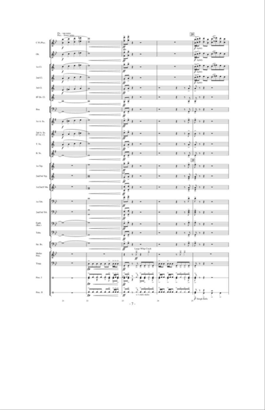 In the Winter of 1730: A River's Journey Concert Band scores gallery preview page 6