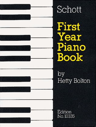 Book cover for First Year Piano Book