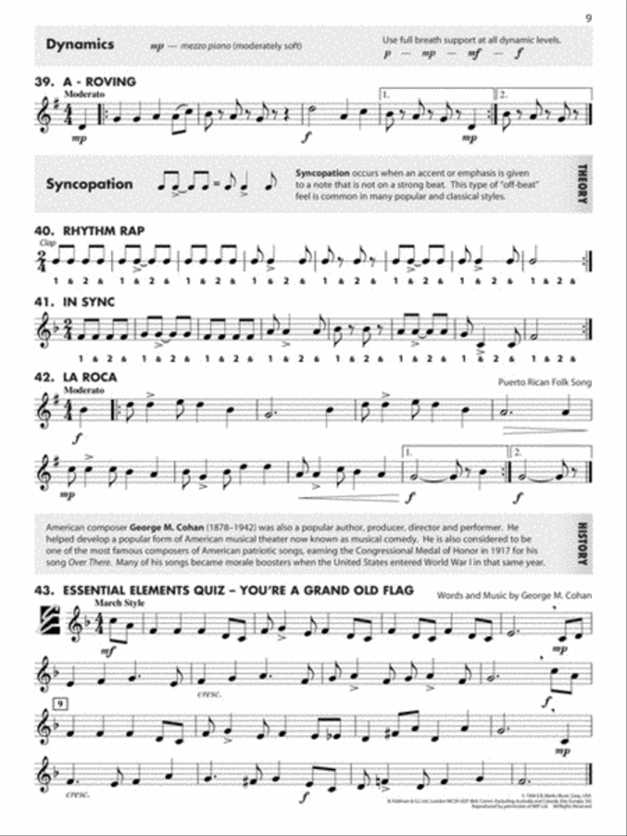 Essential Elements for Band – Book 2 with Online Resources Concert Band Methods scores gallery preview page 3