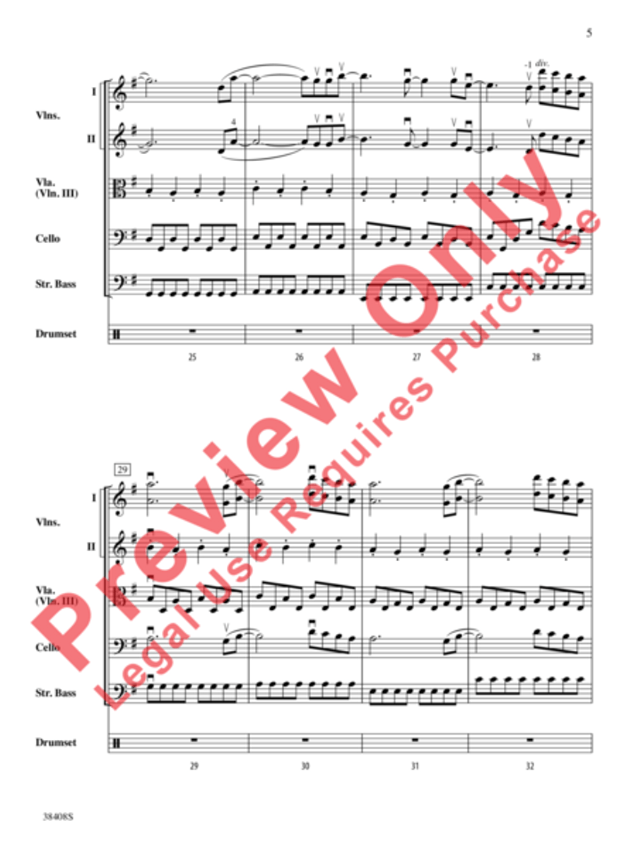 Firework String Orchestra scores gallery preview page 6