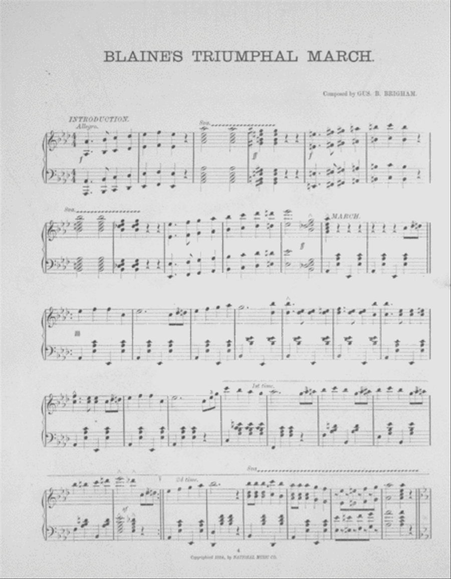 Blaine's Triumphal March Piano Solo scores gallery preview page 2