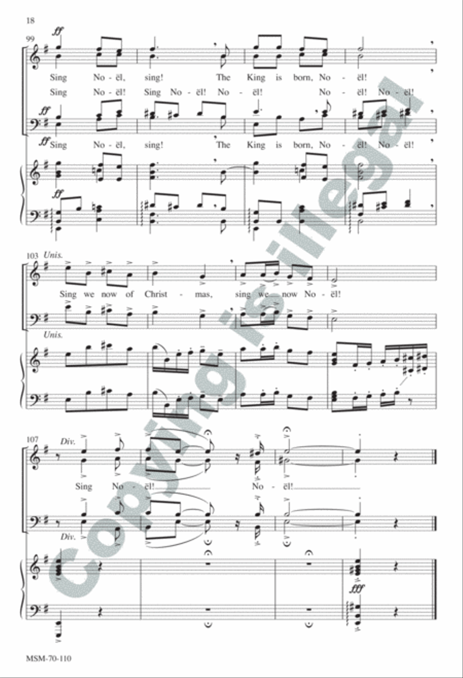 A Carol Suite SSATBB scores gallery preview page 18