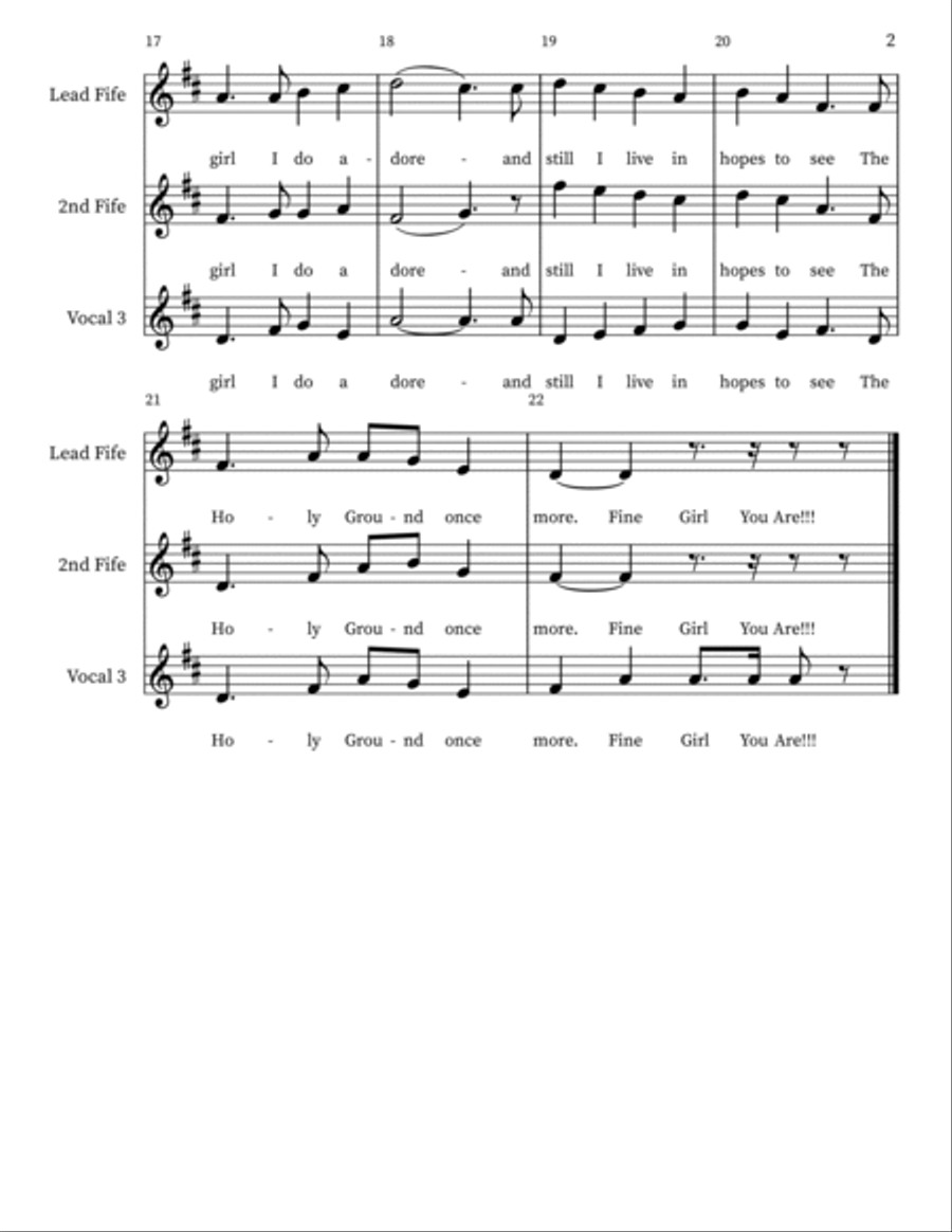 The Holy Ground Score and Parts scores gallery preview page 2