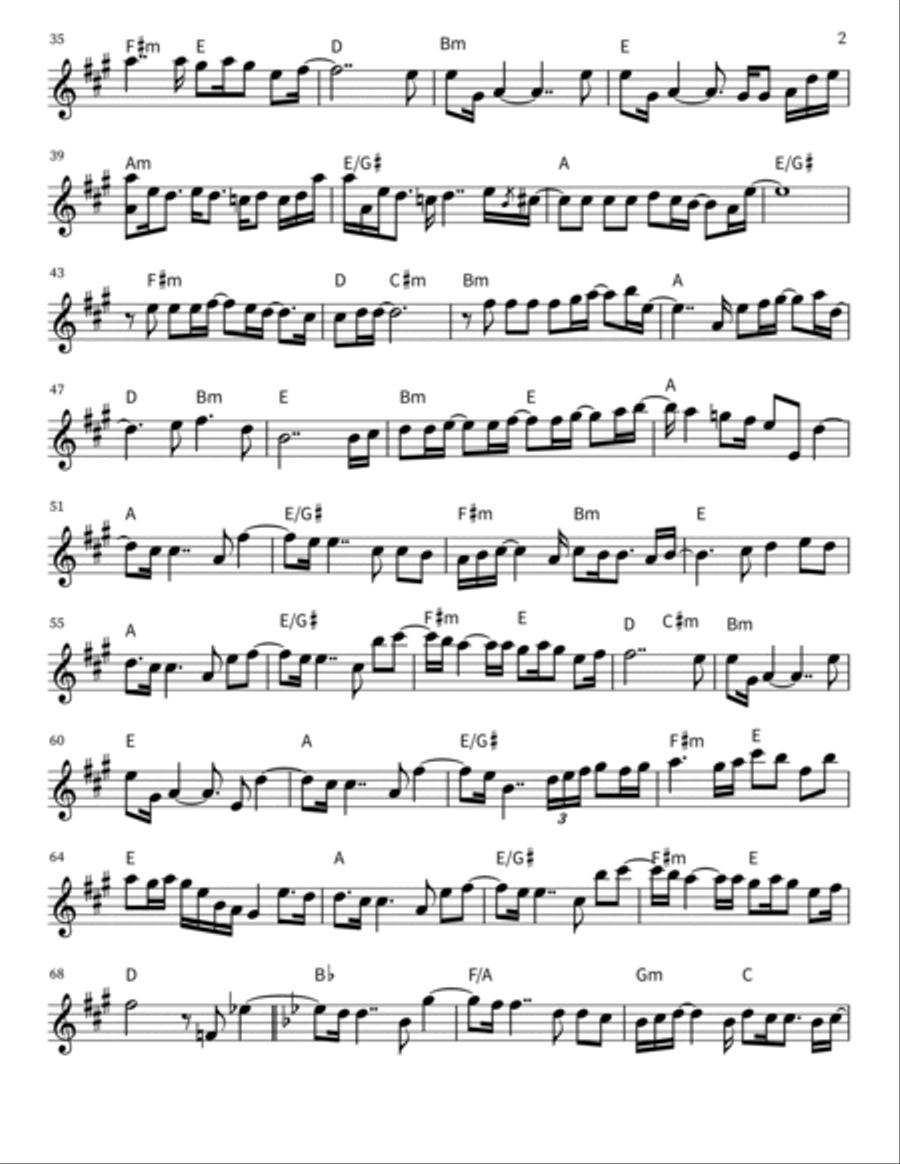 A Parting For You, A Waiting For Me : Sungkyunkwan Scandal OST Easy Piano scores gallery preview page 2