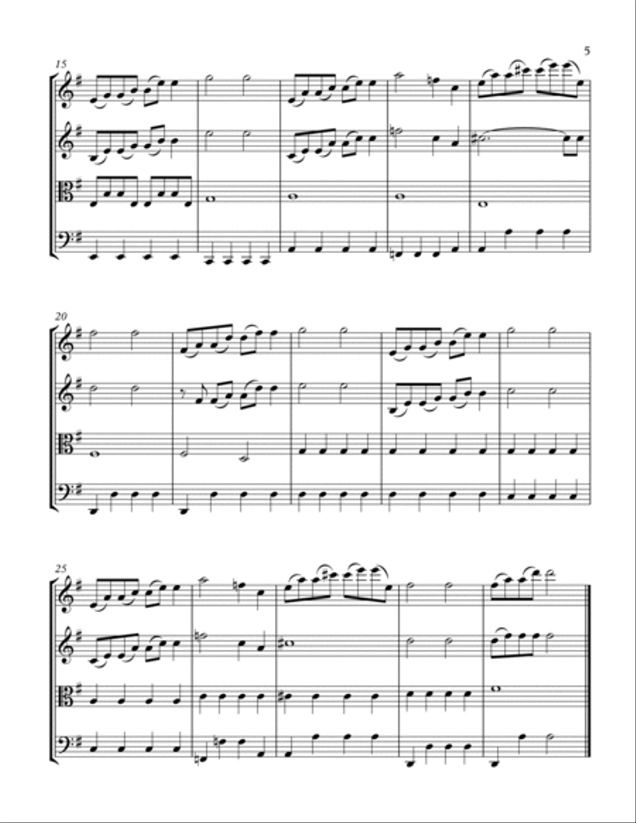 Uefa Champions League Team String Quartet scores gallery preview page 5