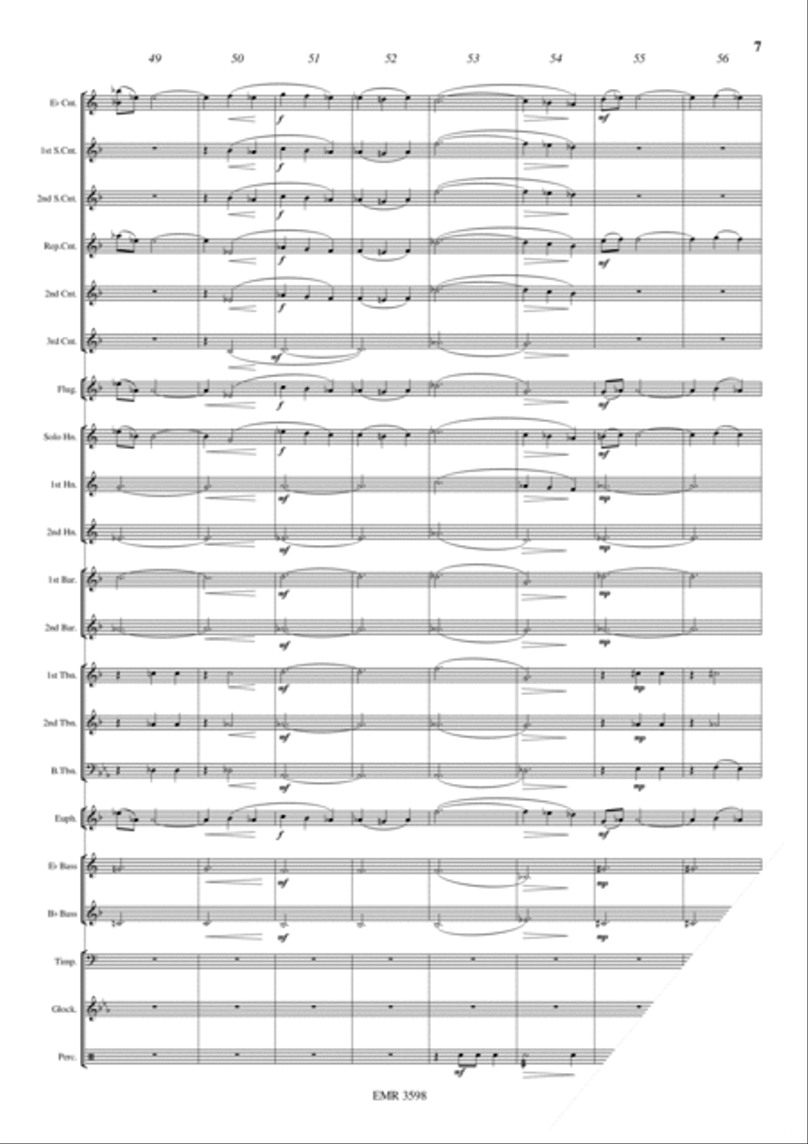 Les Adieux Les Adieux Brass Band scores gallery preview page 8