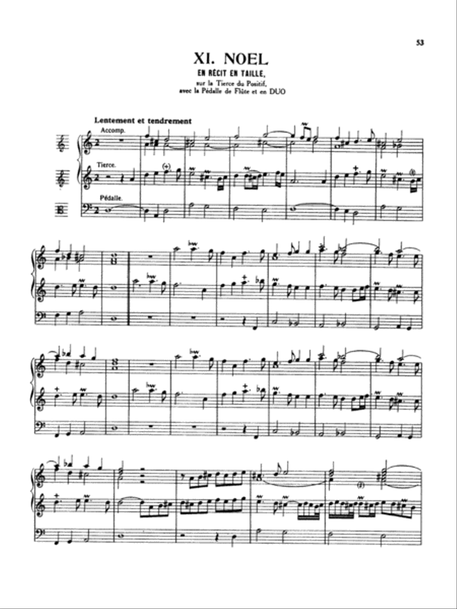 Daquin: Noels Organ scores gallery preview page 1
