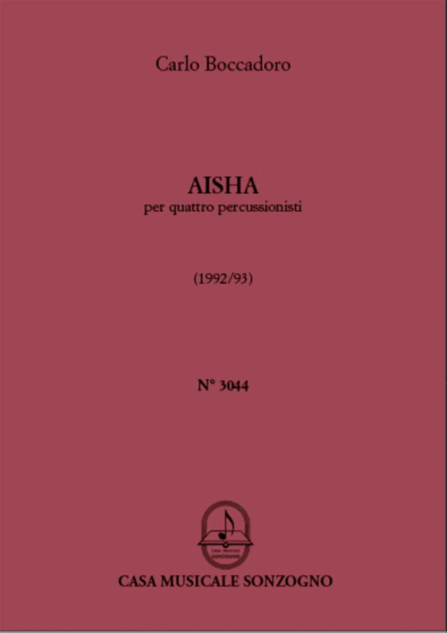 Aisha Percussion scores gallery preview page 1