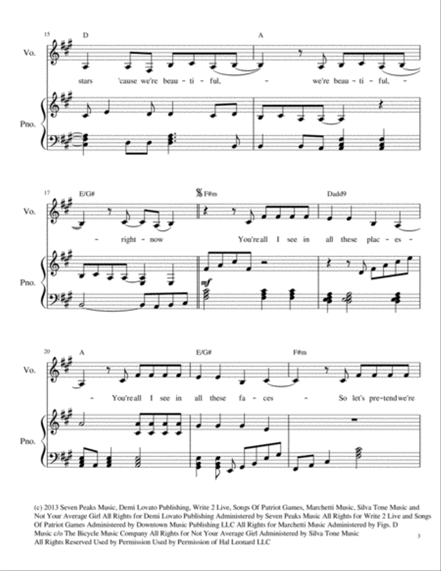 Neon Lights Voice scores gallery preview page 3