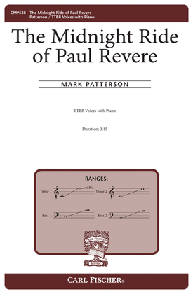 Book cover for The Midnight Ride of Paul Revere