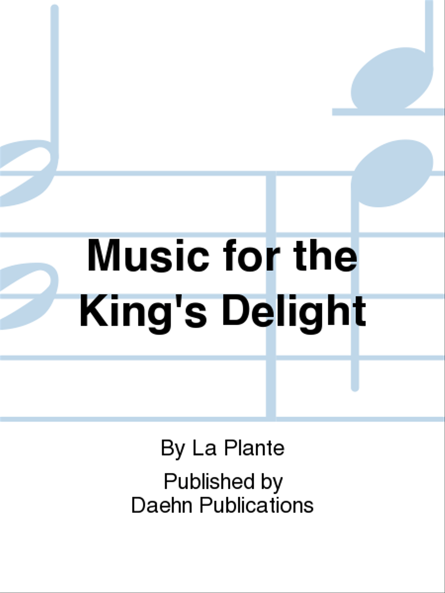 Music for the King's Delight Concert Band scores gallery preview page 1