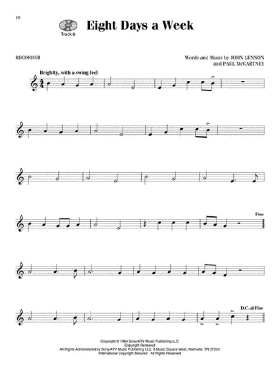 Play Recorder Today! Songbook Recorder scores gallery preview page 3