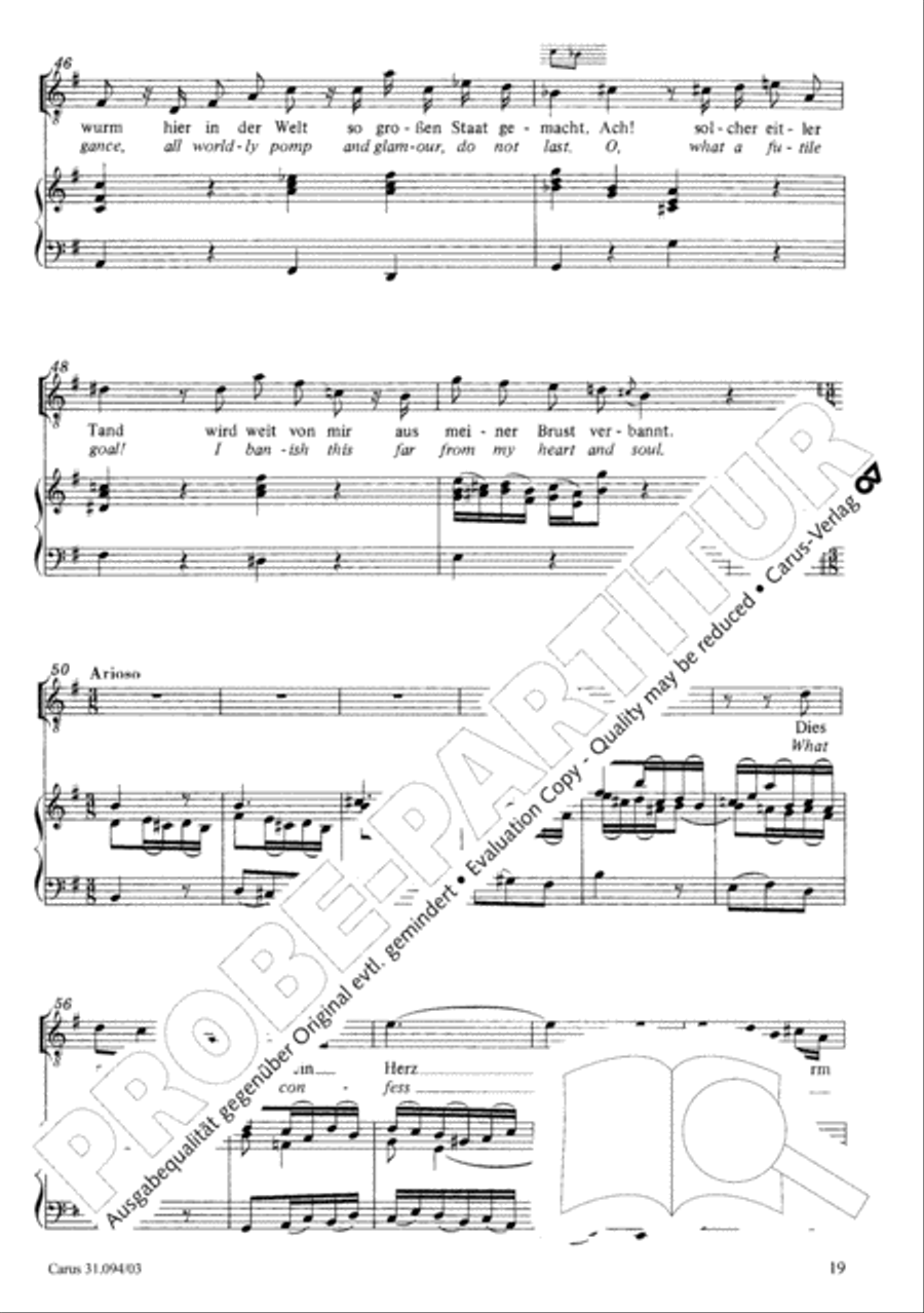 What has this world to give (Was frag ich nach der Welt) 4-Part scores gallery preview page 20