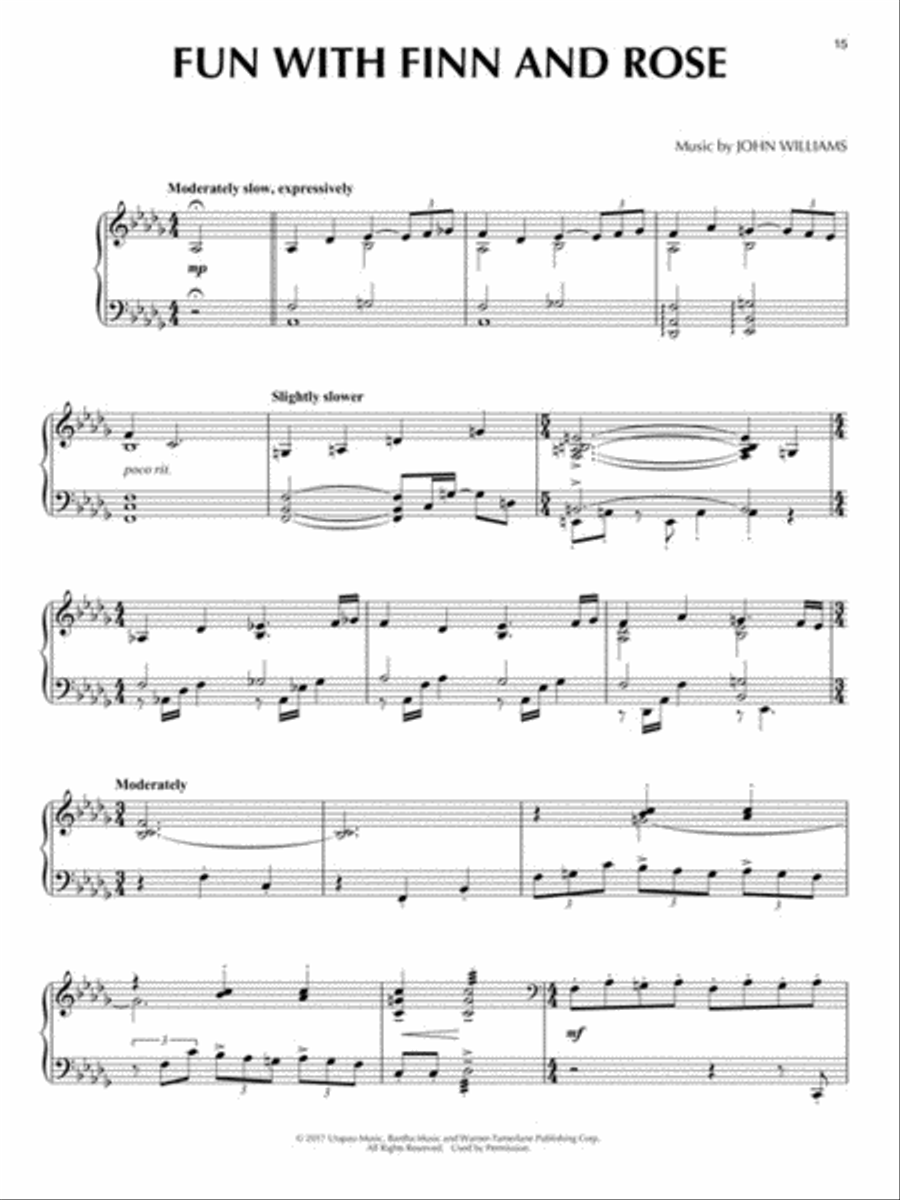 Star Wars: The Last Jedi Star Wars: The Last Jedi Piano Solo scores gallery preview page 5