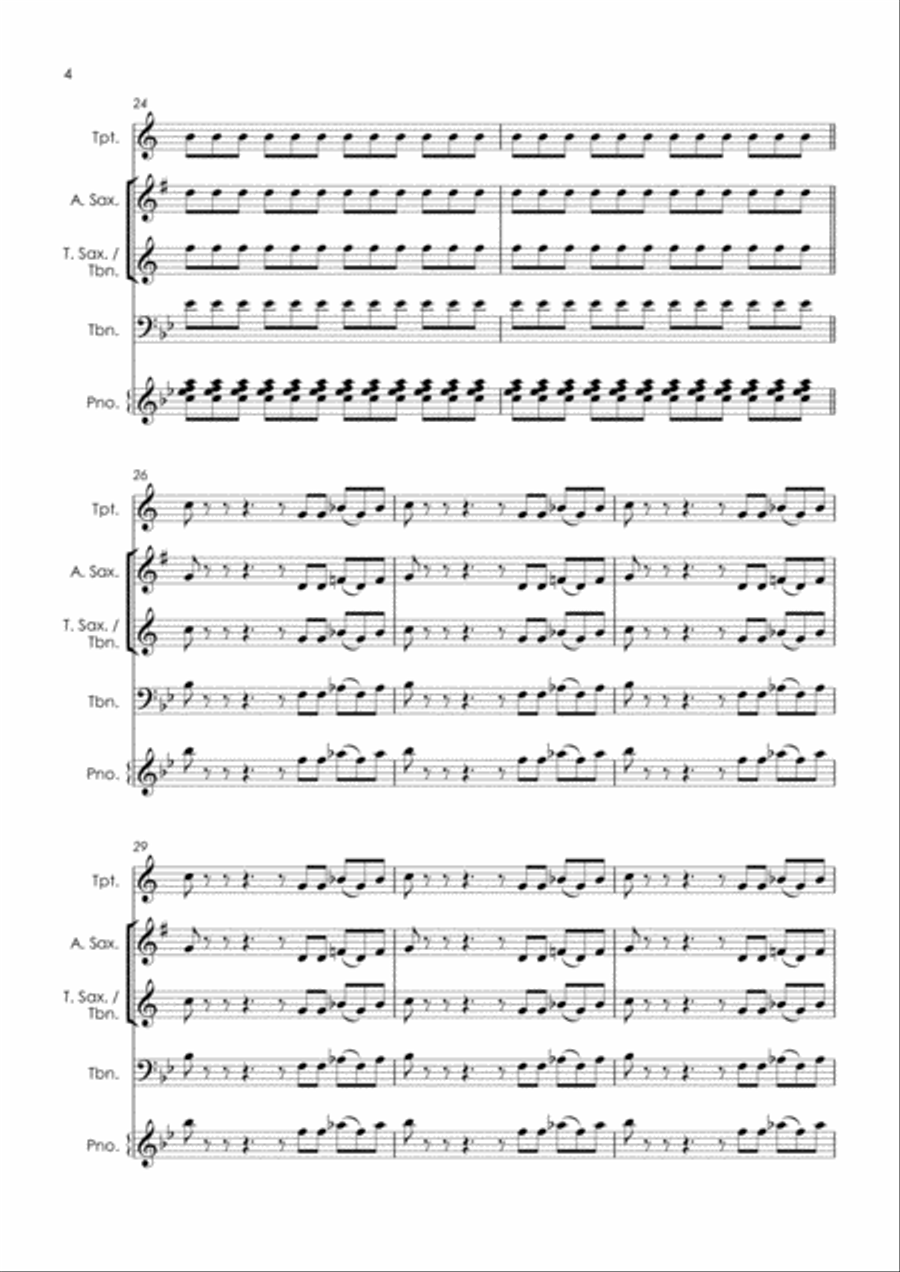 I Just Want To Make Love To You Tenor Saxophone scores gallery preview page 6