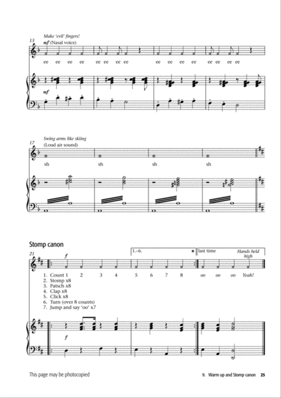Young Voiceworks Unison Choir scores gallery preview page 27