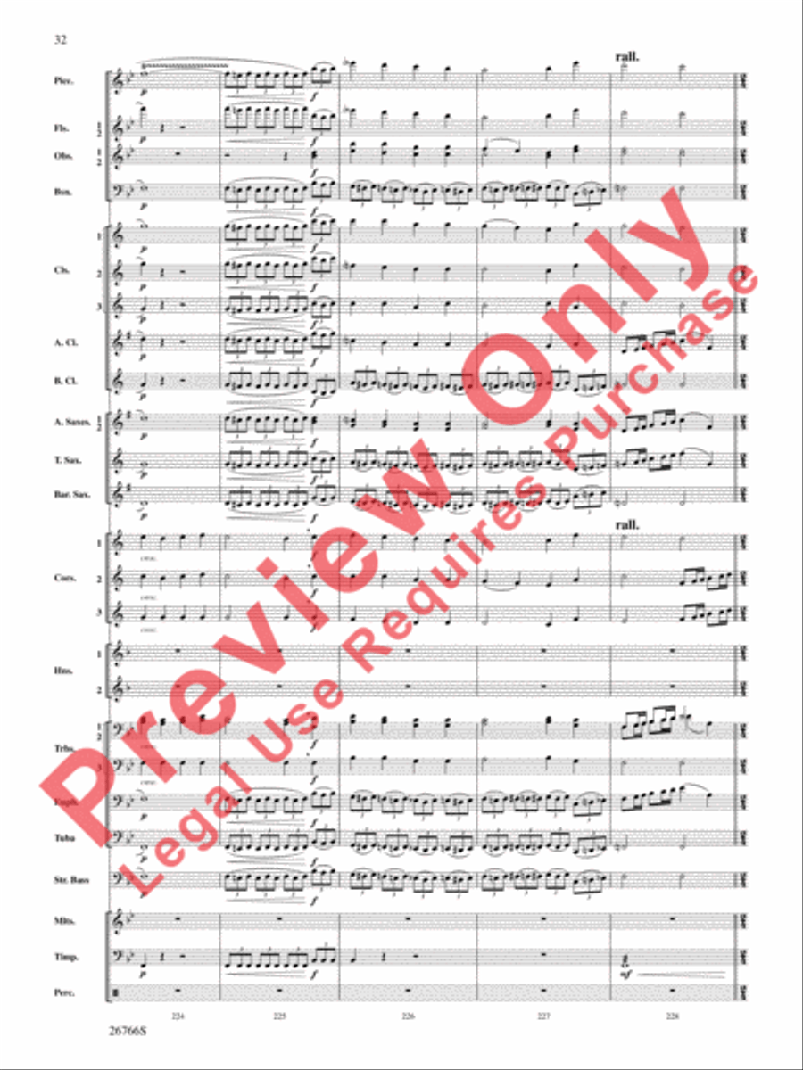 A Christmas Festival A Christmas Festival Concert Band scores gallery preview page 33