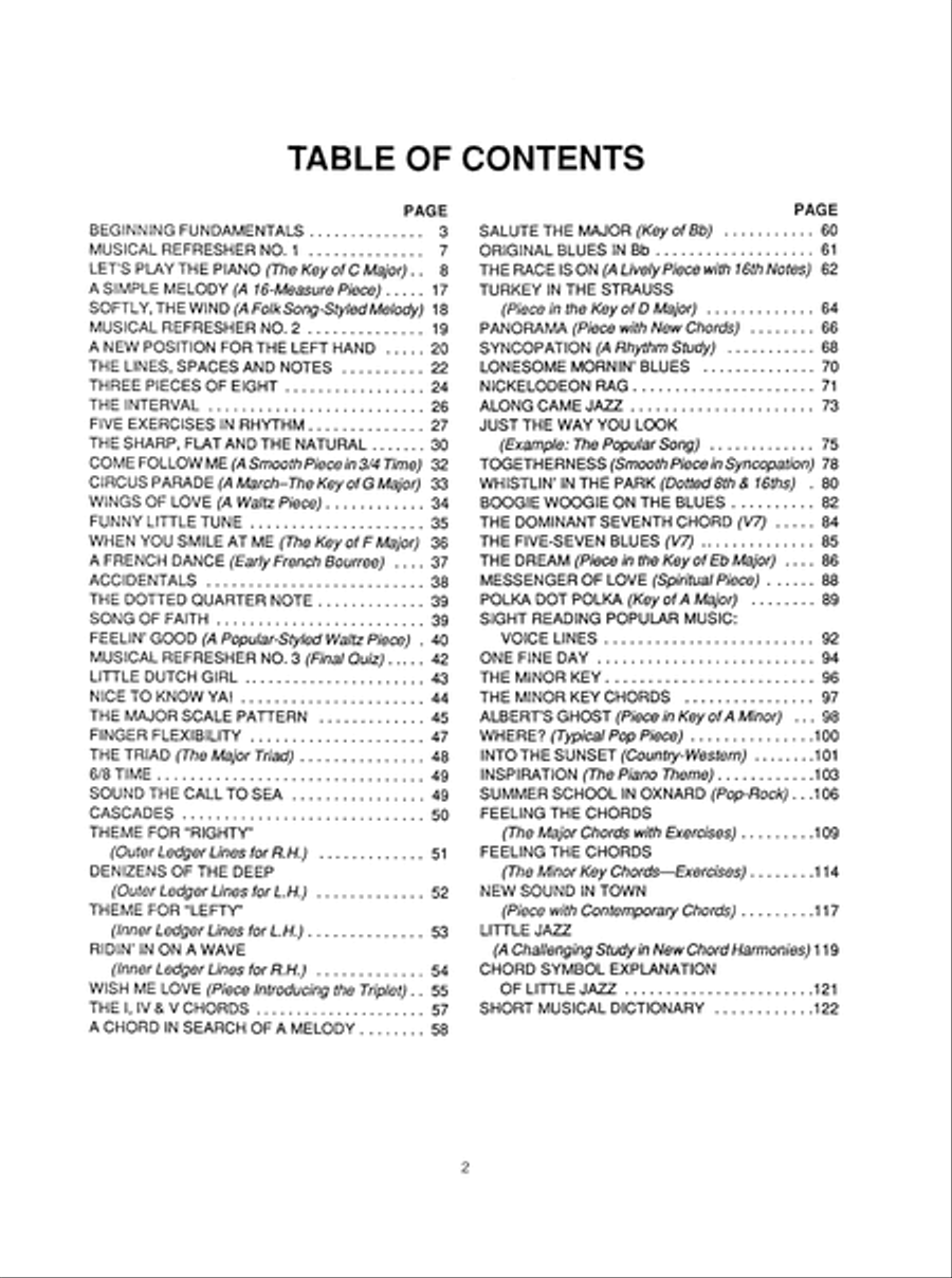 You Can Teach Yourself Piano Piano Method scores gallery preview page 3