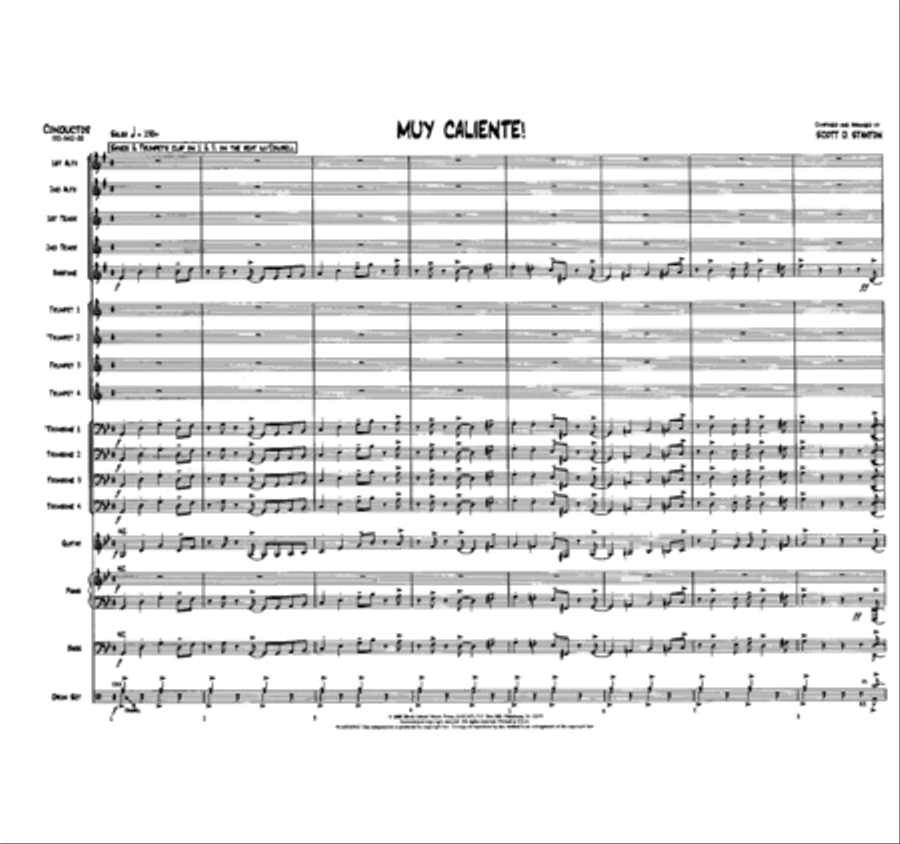 Muy Caliente! Jazz Ensemble scores gallery preview page 2