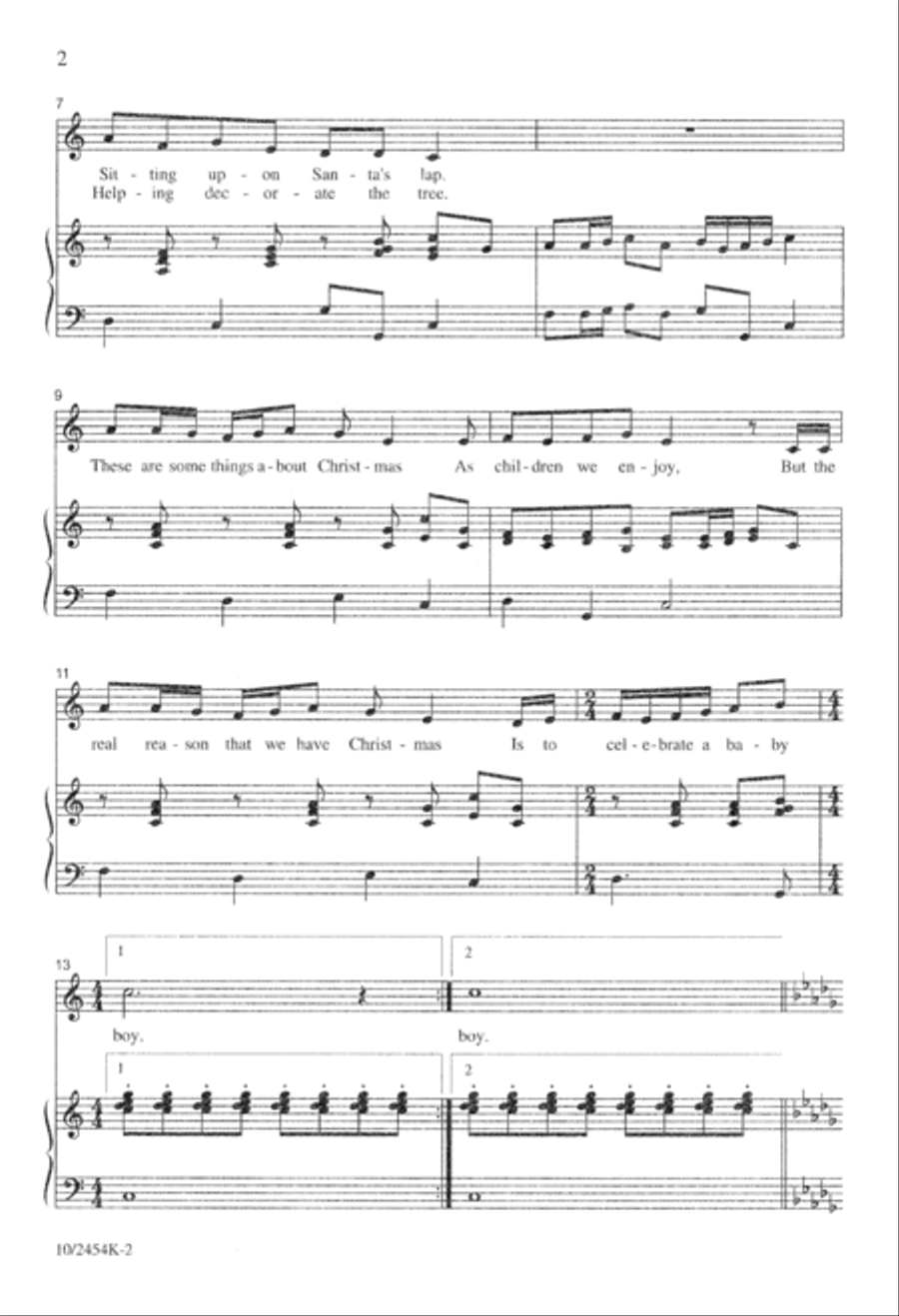 Christmas Joys Unison Choir scores gallery preview page 2