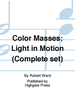 Book cover for Four Abstractions for Band: 2. Color Masses; 3. Light in Motion (Complete set)