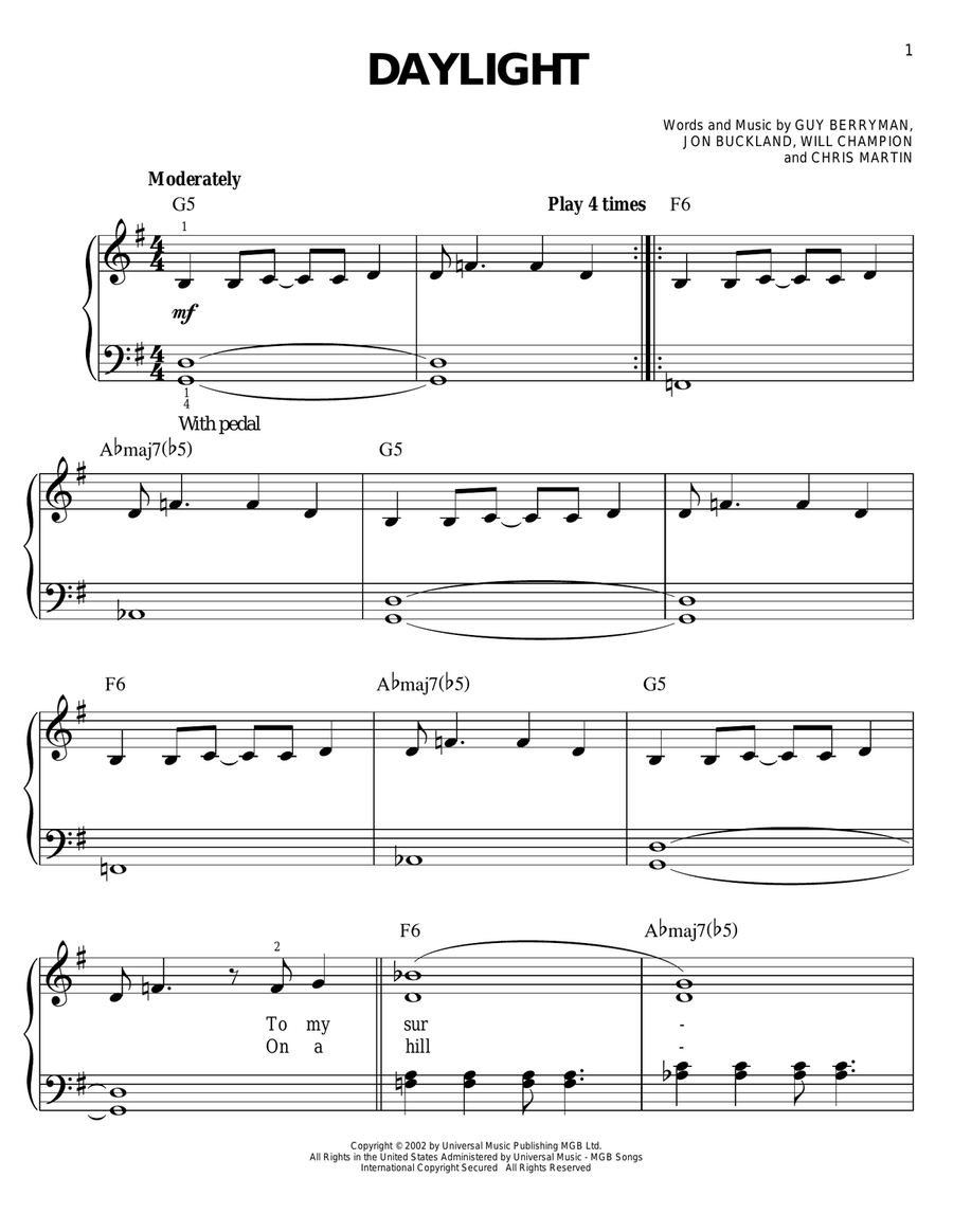 Daylight Voice scores gallery preview page 1