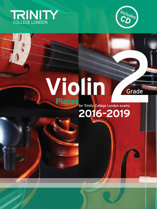 Book cover for Violin Exam Pieces 2016-2019: Grade 2 (score, part & CD)