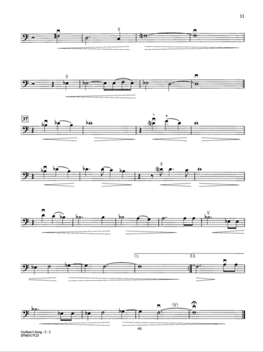 Movie Instrumental Solos for Strings - Cello (Book and CD) String Orchestra scores gallery preview page 12