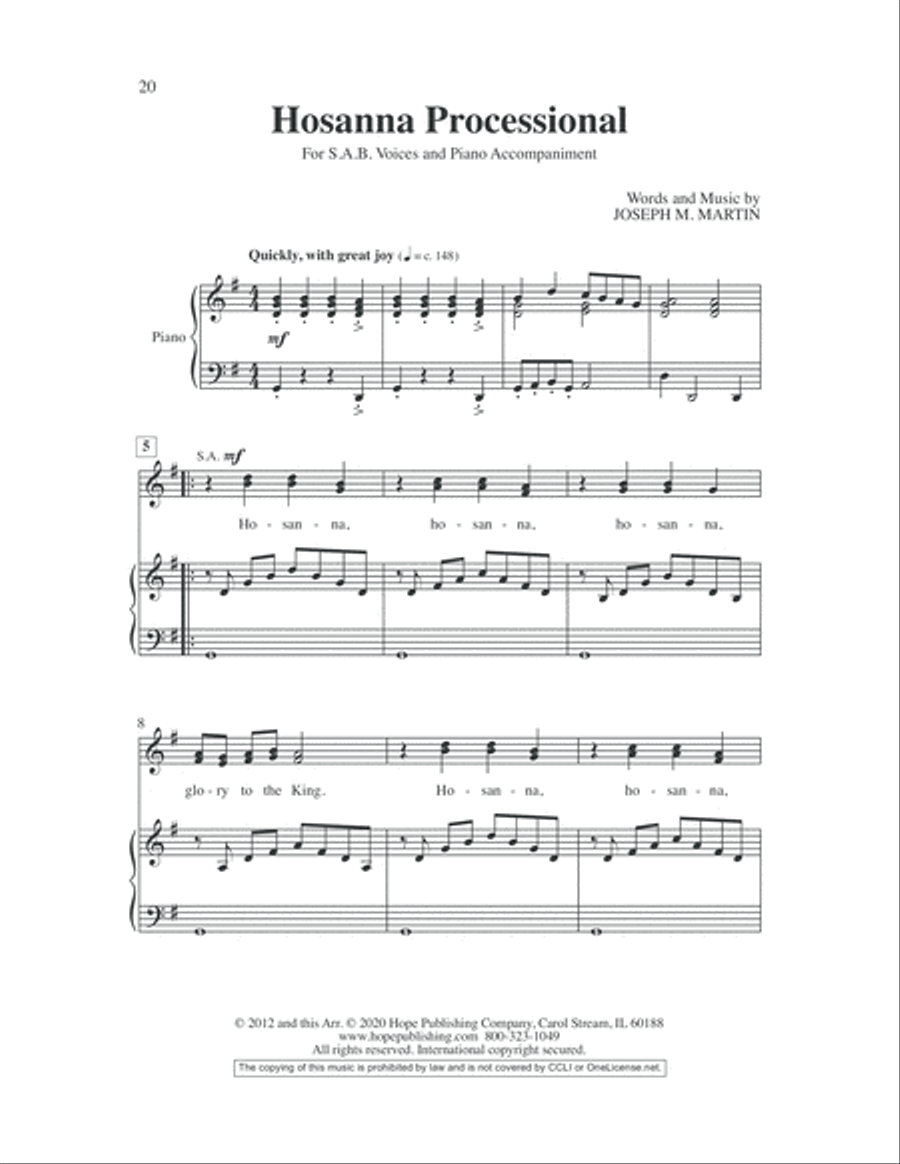 Worship Openers: Introits that Work!, Vol. 5 Choir scores gallery preview page 20