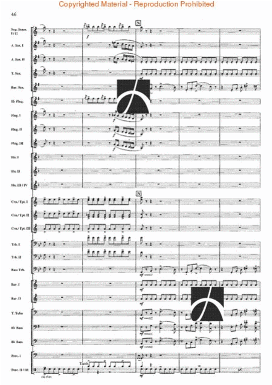 Firestorm Brass Band scores gallery preview page 46